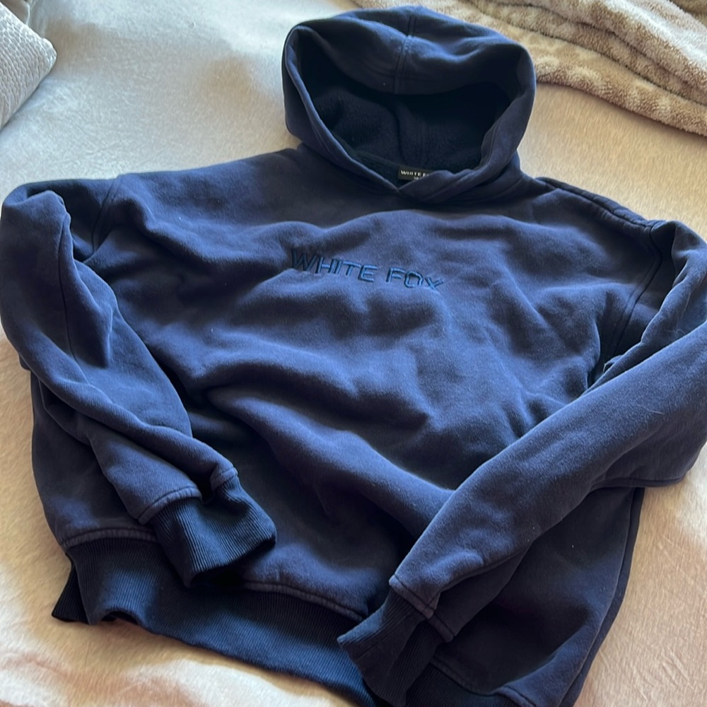 White fox hoodie
